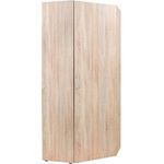 Eckschrank Mallorca / Multiraumkonzept , Holzwerkstoff , Holzfarben , 80 x 185 x 80 cm