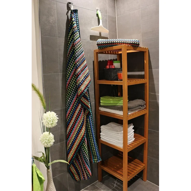 ZOLLNER Duschtücher, Frottier (2-St), 70 x 140 cm, 100% Baumwolle, vom Hotelwäschespezialisten – Bild 3