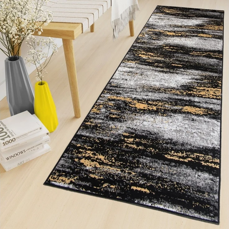 Tapiso Läufer MAYA, rechteckig, Höhe: 8 mm, Flur Meterware Korridor Küche Kurzflor – Bild 5