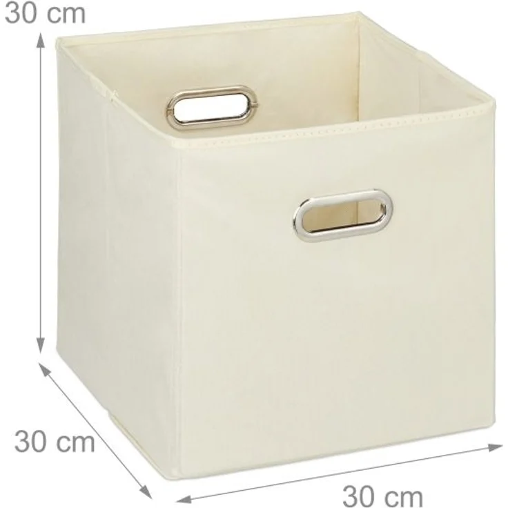 Aufbewahrungsbox Stoff 2er Set – Bild 4