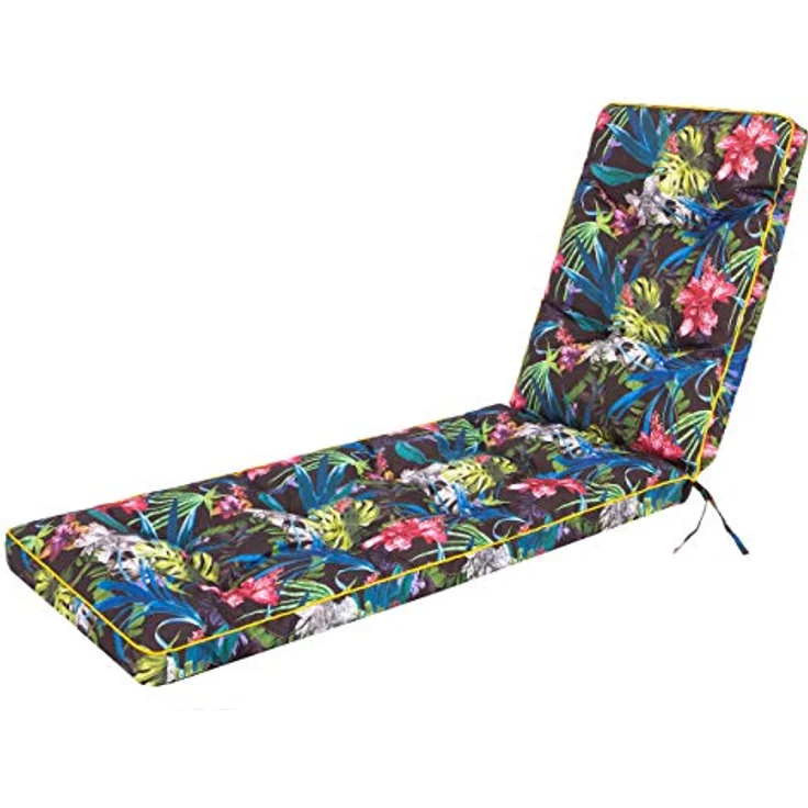 Bjird Liegenauflage, Polyester bunte Blätter, 200 x 55 x 8 cm – Bild 10