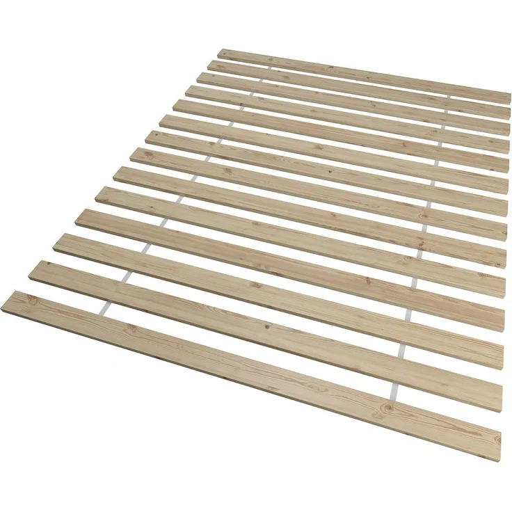 Erst-Holz Einzelbett Kieferbett natur Massivholz Futonbett 120x200 mit Rollrost 60. 62-12 – Bild 4