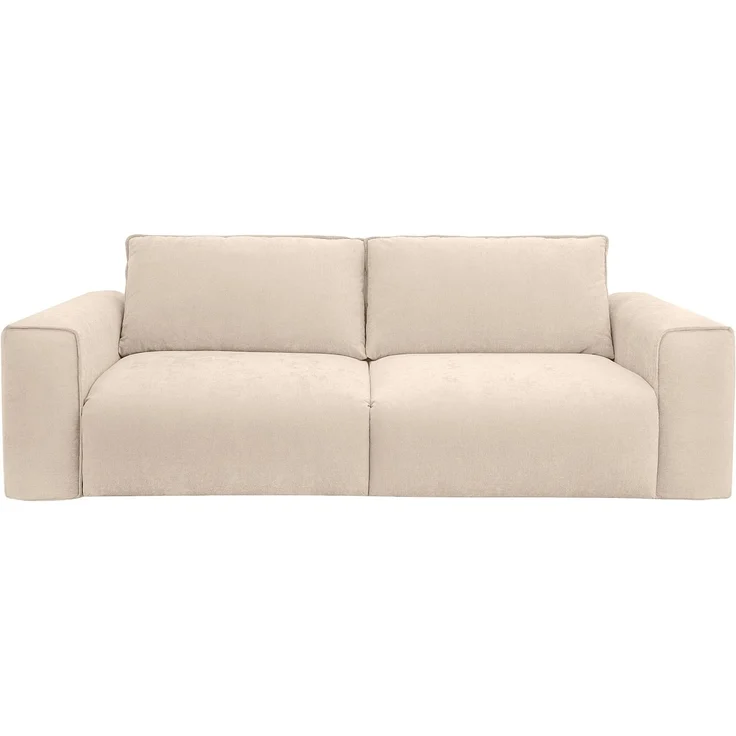 Vente-unique - POGLO - Schlafsofa - Plastik - Kunststoff (PVC) - Beige - 216 x 100 x 80 cm – Bild 3