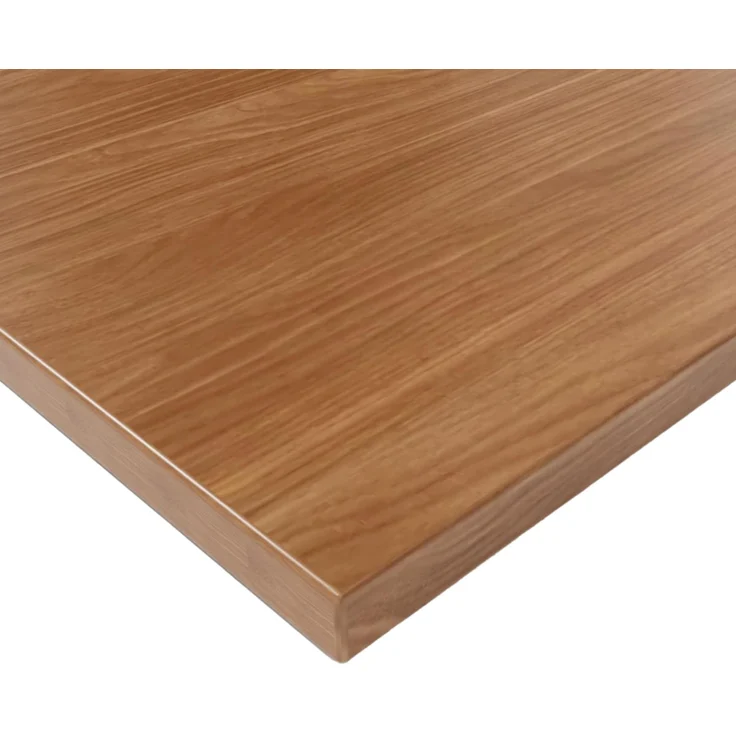 Bisley Tischplatte 140x60 cm in Walnuss, Schreibtischplatte aus Holz, Holzplatte, Spanplatte kratzfest beschichtet mit ABS-Kante für DIY Homeoffice Schreibtisch & mehr, DT25-1406-008