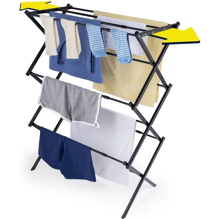 EASYmaxx Wäscheständer 108 x 38 x 102 cm ausziehbar – Bild 5