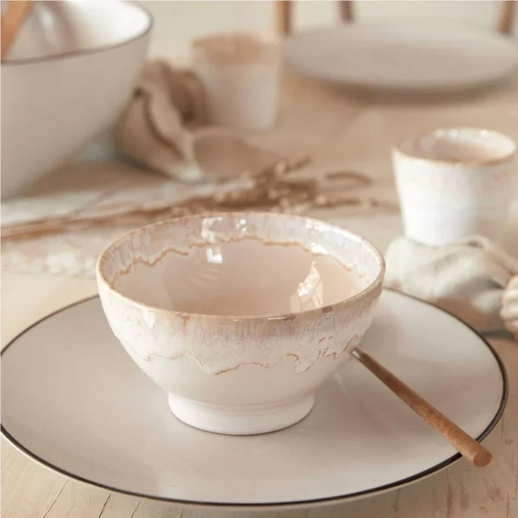 Costa Nova Müslischüssel Latte Grespresso, Weiß, 550 ml, Keramik, (Geschenkset, 4-tlg), Perfekte Größe: Ø ca. 14,5 cm, Höhe ca. 8 cm, Füllmenge 550 ml – Bild 4