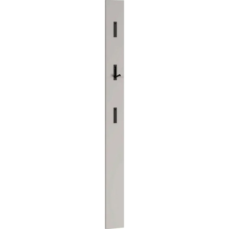 Germania Garderobenpaneel 3728-572, in Kaschmir, mit drei ausklappbaren Kleiderhaken aus Metall, 15 x 170 x 3 cm (BxHxT) – Bild 1