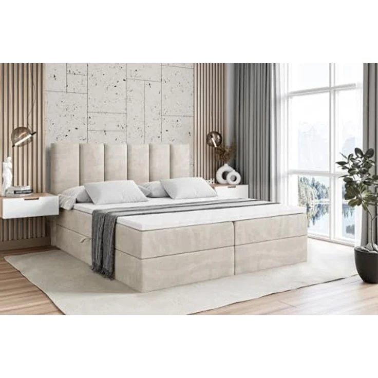 ALTDECOR Boxbett BOXI1 (Multipocket-Matratze H4, H3 Matratze Bonellfederung, Topper, Kopfteil) – Bild 2