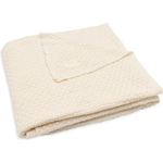 Jollein 516-522-67080 Kinderdecke Strick Merinowolle Oatmeal beige (100x150 cm)