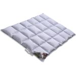 Vitaschlaf Daunenbettdecke Vitaschlaf® Wild Moscovy® Bettdecken Sommer Winter Ganzjahresdecke, Füllung: Moscovy Daunen 90% und 10% Federn großflockige kältegereifte Naturdaune, alle Wärmestufen, Allergikerfreundlich, Bezug: 100% Baumwolle aus feinster ...