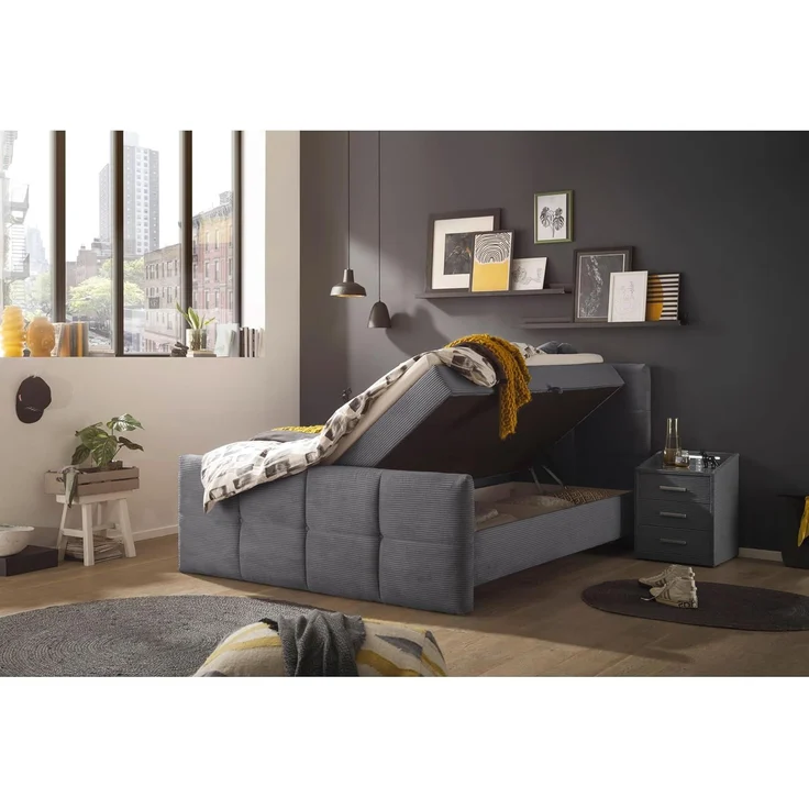 Boxbett Tijuana mit Bettkasten Breitcord – Bild 4