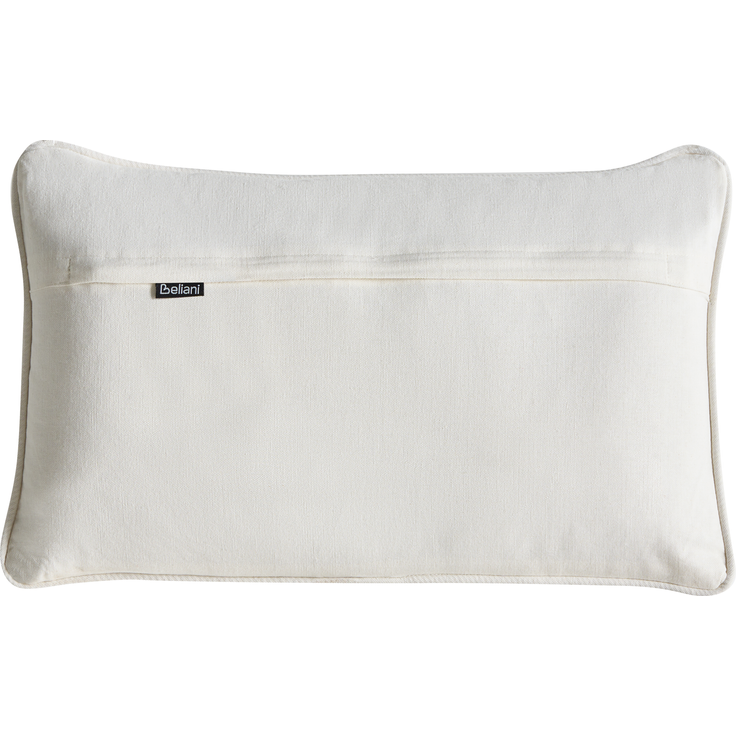 Dekokissen 2er Set MADHUCA Baumwolle 30 x 50 cm Weiß Blumenmuster – Bild 5