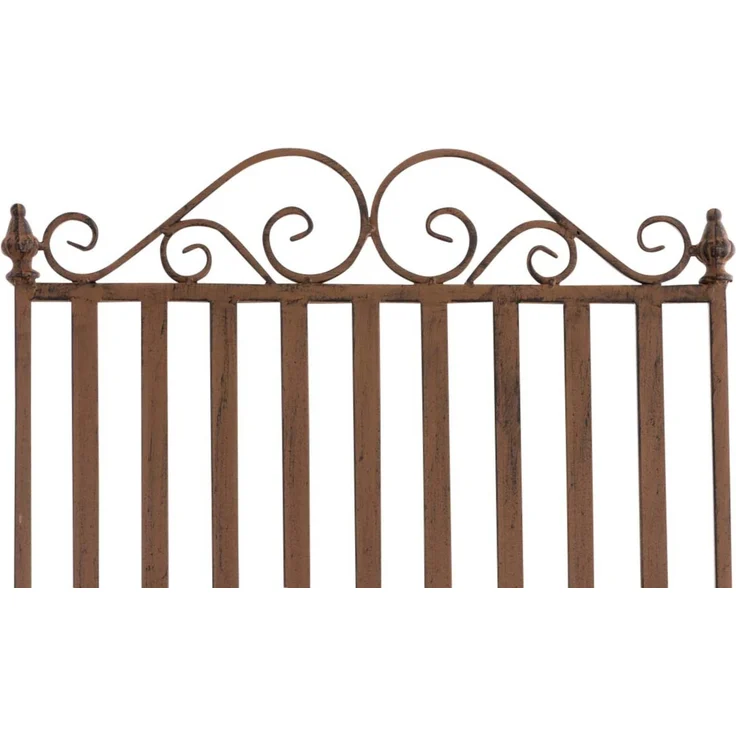 Schaukelstuhl ANNA 2er Set Antik Outdoor - 56x90x94cm, Metall, Braun | Gartenstuhl Liegestuhl Relaxstuhl Garten Terrasse – Bild 6