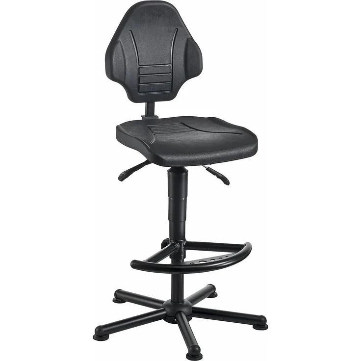 meychair Drehstuhl 1074 W13-25-H-PU-FS8 XXL 250kg schwarz