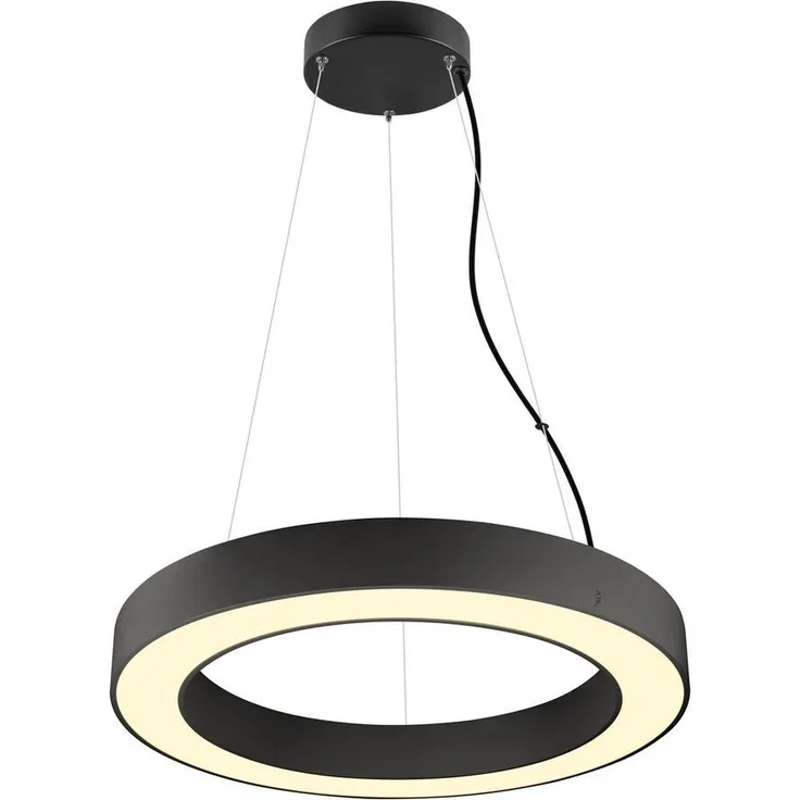 SLV MEDO® RING 60, Pendelleuchte, Pendellänge 300cm, 3000/4000K, 110°, DALI, Touch, schwarz - Pendelleuchten
