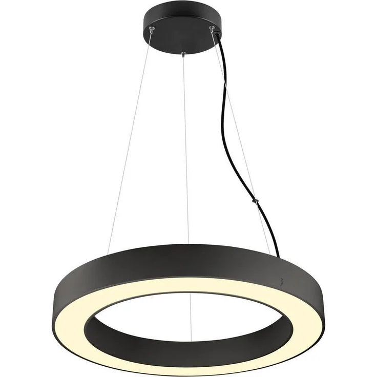 SLV MEDO® RING 60, Pendelleuchte, Pendellänge 300cm, 3000/4000K, 110°, DALI, Touch, schwarz - Pendelleuchten