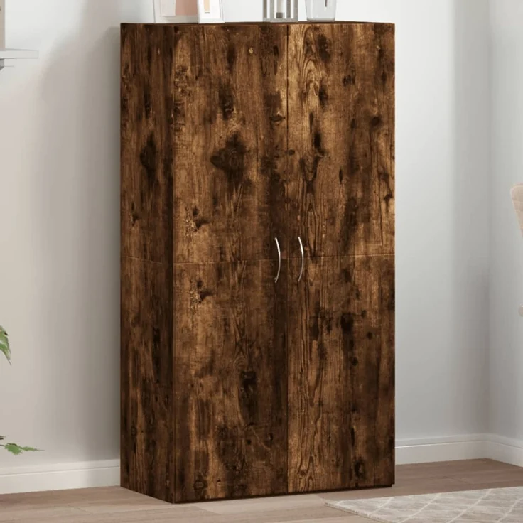 vidaXL Aktenschrank Räuchereiche 60x32x115 cm Holzwerkstoff 840776 – Bild 1