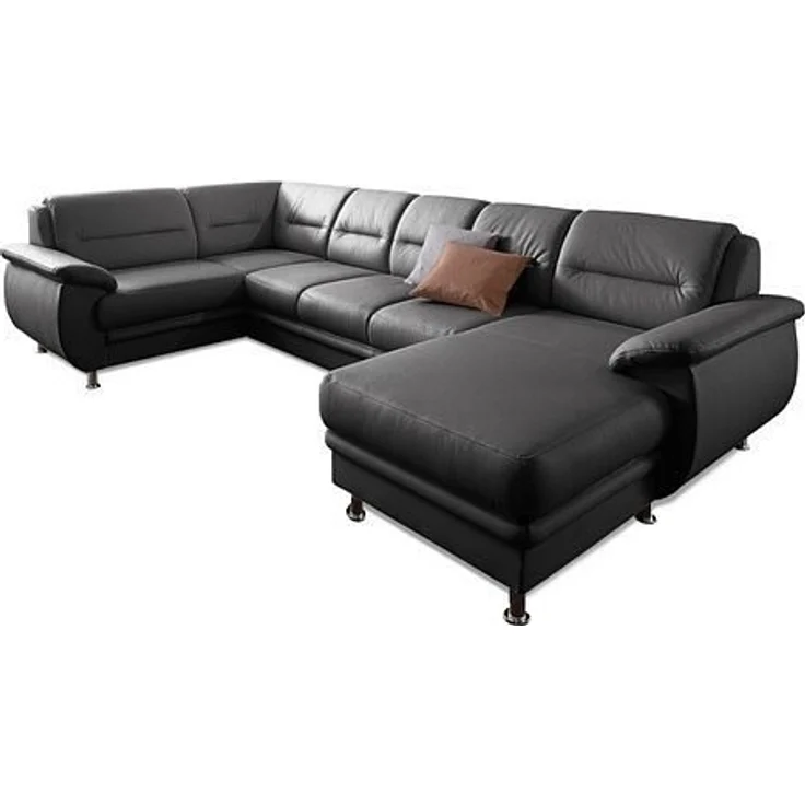 sit&more Wohnlandschaft Mailand U-Form, wahlweise mit Bettfunktion, frei im Raum stellbar – Bild 4