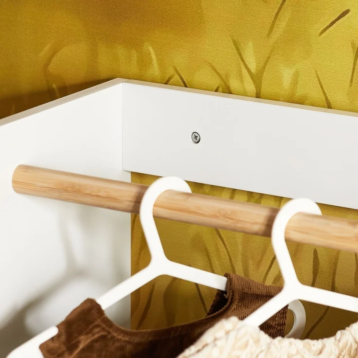 SoBuy KMB109-W Kinderregal, MDF, Lackiert, Weiß, 60 x 110 x 35 cm – Bild 5