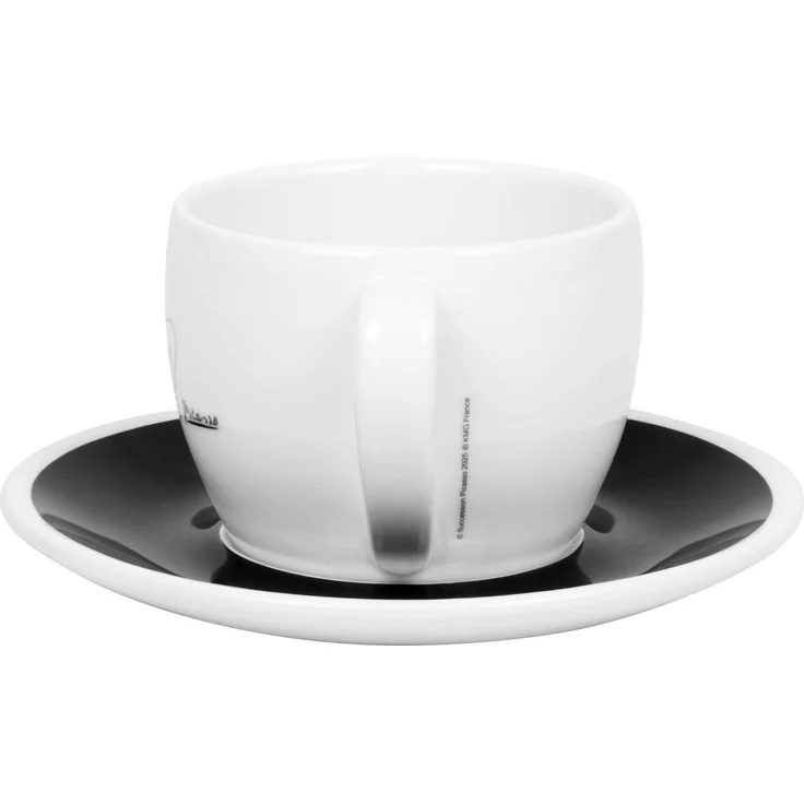 KÖNITZ 2er Set Coffee Bar FOUR Picasso Cappuccinotasse mit Untertasse 200 ml im Geschenkkarton – Bild 3