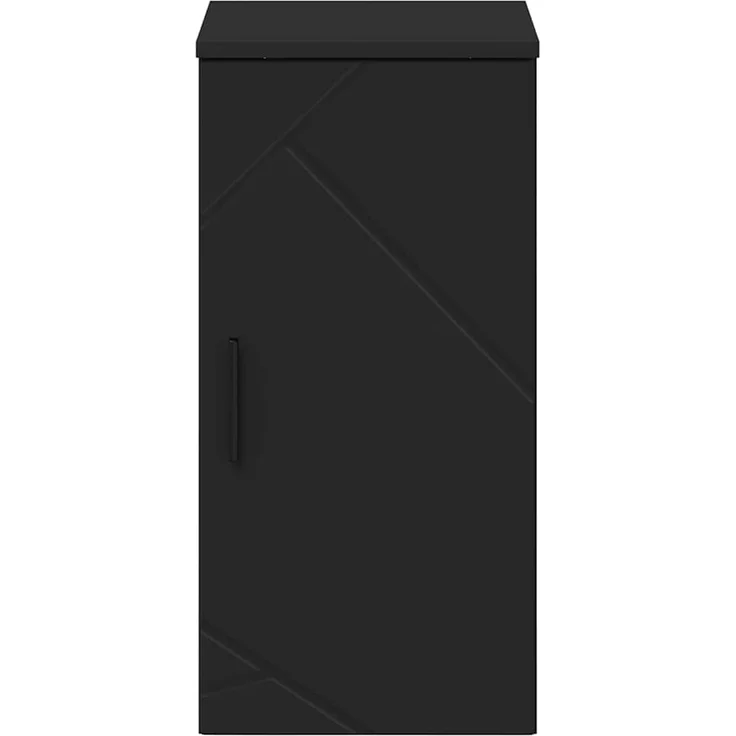 vidaXL Badezimmerschrank Wandmontiert Schwarz 30 x 31,5 x 61 cm 883345 – Bild 5