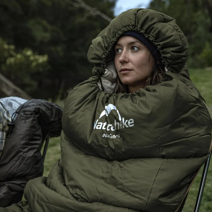 Naturehike Deckenschlafsack - Sleeping Bag, 7°C warmes und kühles Wetter -leicht, Jugendliche und Erwachsene zum Wandern, Rucksackreisen und Campen – Bild 7