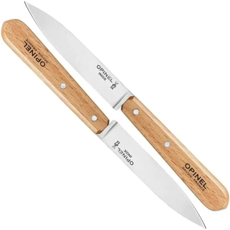 Opinel Kitchen N°112 - Schälmesser - 10 cm - Natural (Packung mit 2)