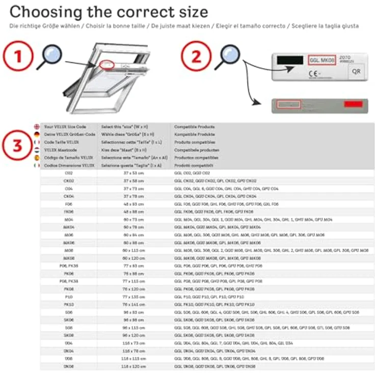 Velux Dachfensterplissee FHL S08 1016S, manuell, Farbe Weiß - 1016S, Aluminium Schiene, stufenlos positionierbar – Bild 2