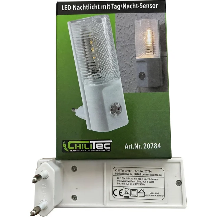 LED Nachtlicht mit Tag/Nacht-Sensor230V, warmweiße LEDs, nur 1W – Bild 8