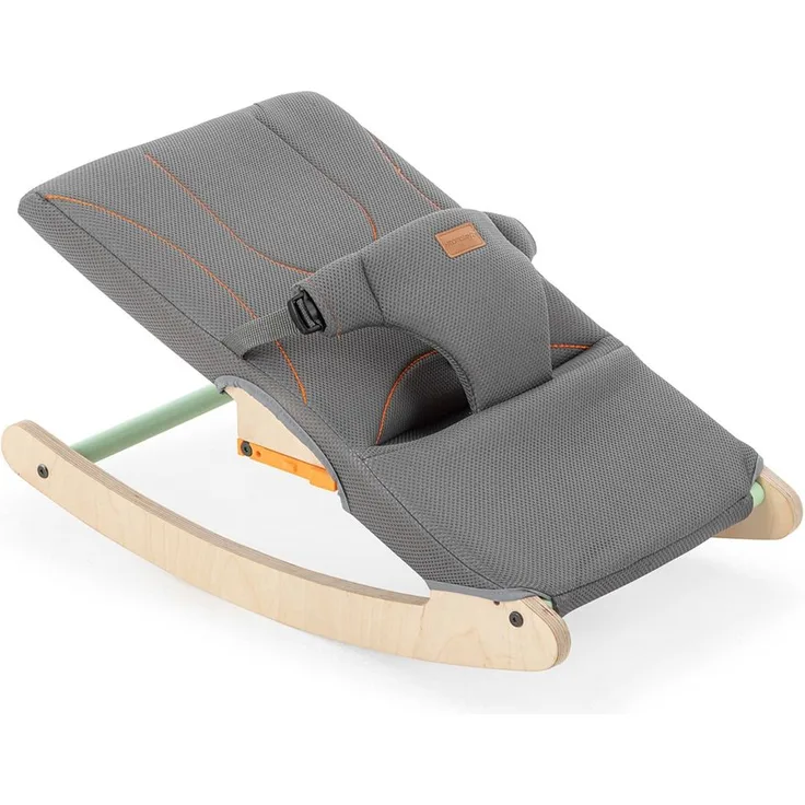 MamaToyz Babywippe Wavy | Grau | 64x36x33 cm