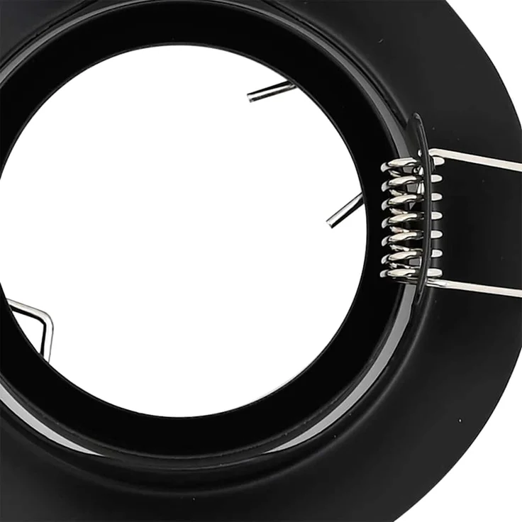 vidaXL Spotlight 12 pcs Schwarz 9 x 9 x 2,5 cm Metall 4108159 – Bild 8