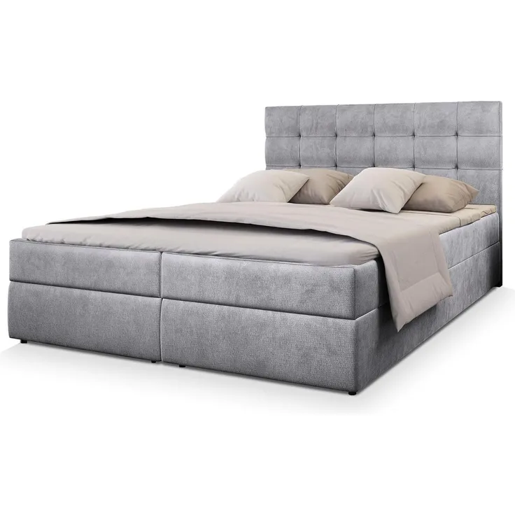 Masseno Boxbett GLOS 180x200 cm mit Bonell Matratze und Topper