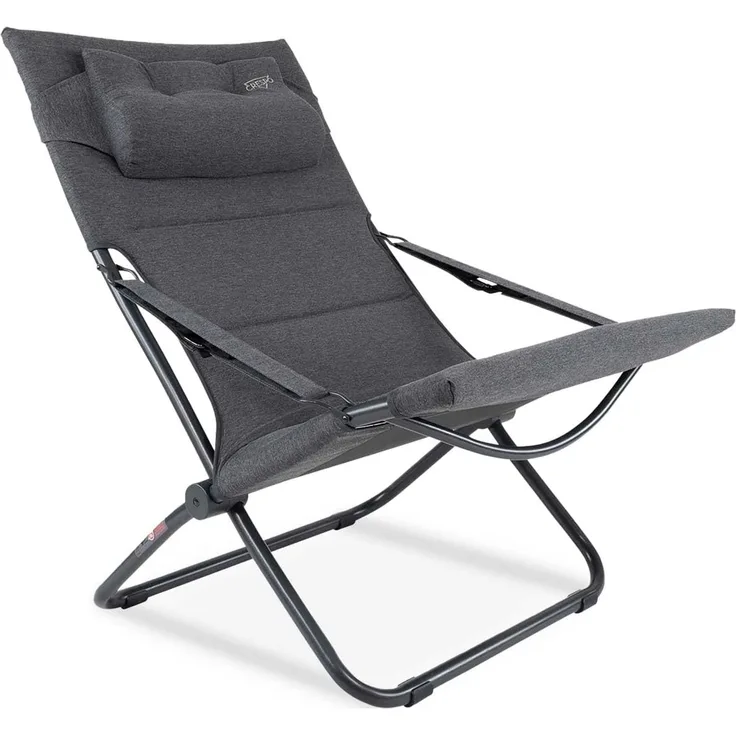 Crespo Stuhl Lounger Tex-Supreme, Alu, Grau