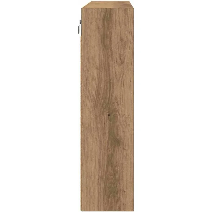 vidaXL Vitrine mit Regal Artisan-Eiche 100 x 15 x 58 cm Holzwerkstoff 873905 – Bild 5