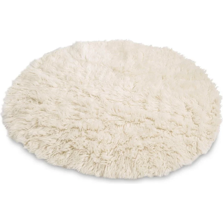 THEKO Wollteppich FLOKOS 1250, rund, Höhe: 40 mm, original griechischer Flokati, Hochflor, Uni-Farben, reine Wolle – Bild 2