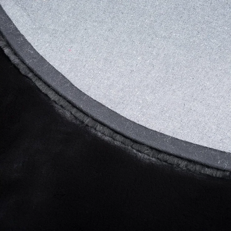 Pergamon Fellteppich Fellteppich Luxus Super Soft Plush Rund, Rund, Höhe: 25 mm – Bild 2