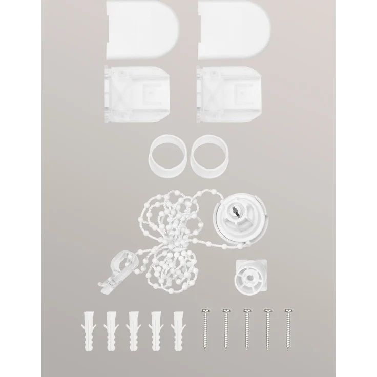 Lysel - Qualitätsrollo abdunkelnd fenstergrau, (B x H) 63cm x 190cm in grau/fenstergrau – Bild 8