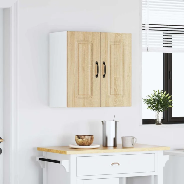 vidaXL Küchen-Hängeschrank Kalmar Sonoma-Eiche Holzwerkstoff 853580 – Bild 5