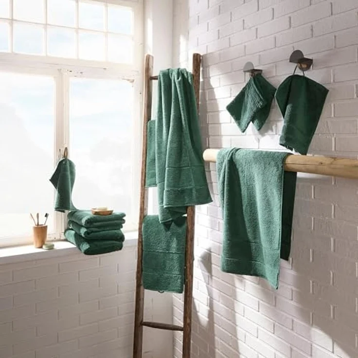 Erwin Müller Seiftuch Seiftuch "Karlsruhe" 2er-Pack, Frottier (2-St), Walk-Frottier Uni – Bild 5