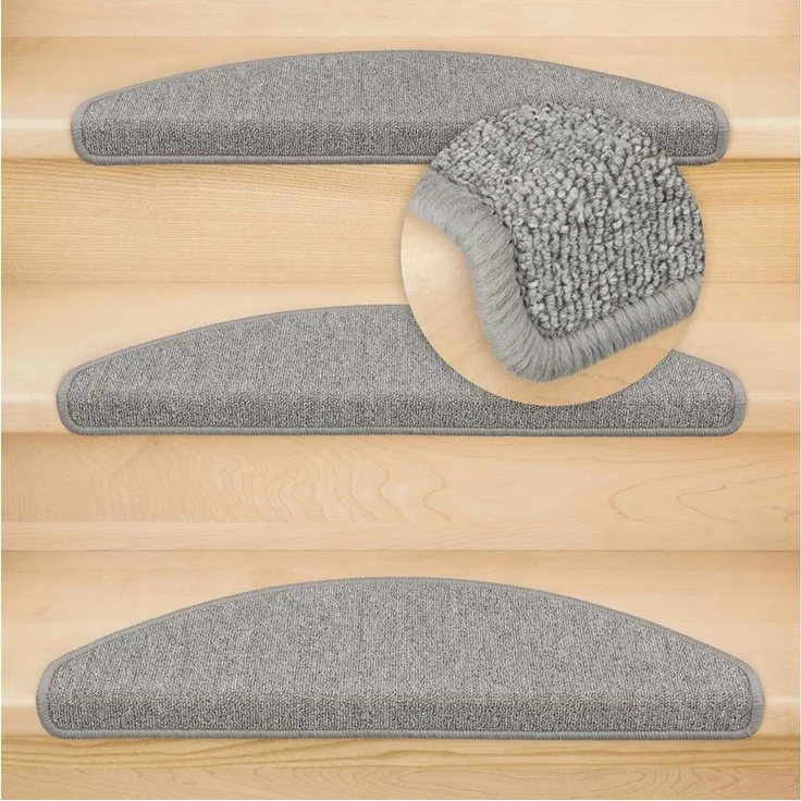Metzker® Stufenmatte Stufenmatten Ariston im Sonderformat 64/20cm Halbrund, halbrund, Höhe: 5 mm, 15 Stück im Set – Bild 3