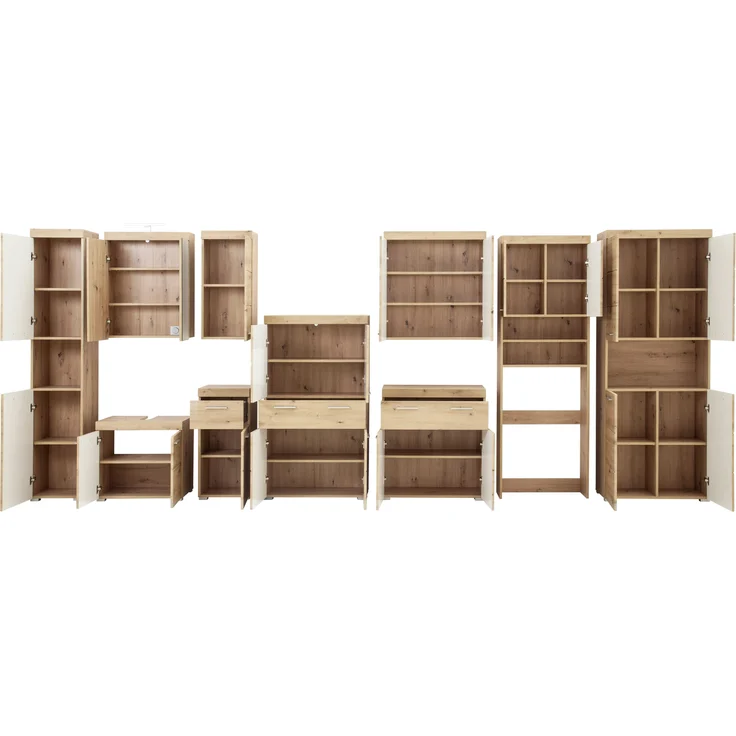 Trendteam 'Amanda' Hängeschrank, Holz, 73 x 77 x 23 cm, Eiche – Bild 7