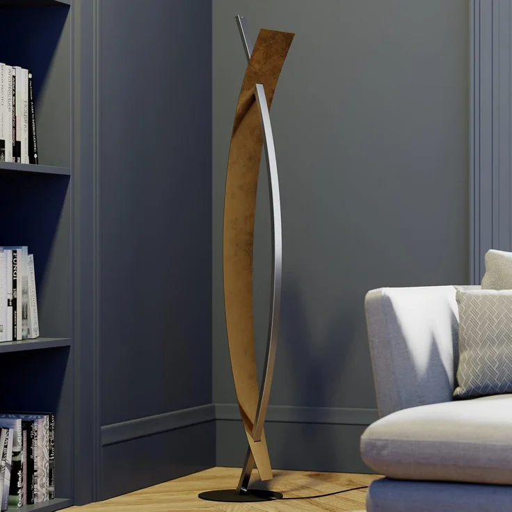 Lucande Stehlampe Marija, Enthalten, LED 24 W gesamt, warmweiß – Bild 4