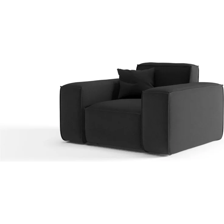 Sessel Designersessel CELES in Stoff Opera Velvet Creme – Bild 5