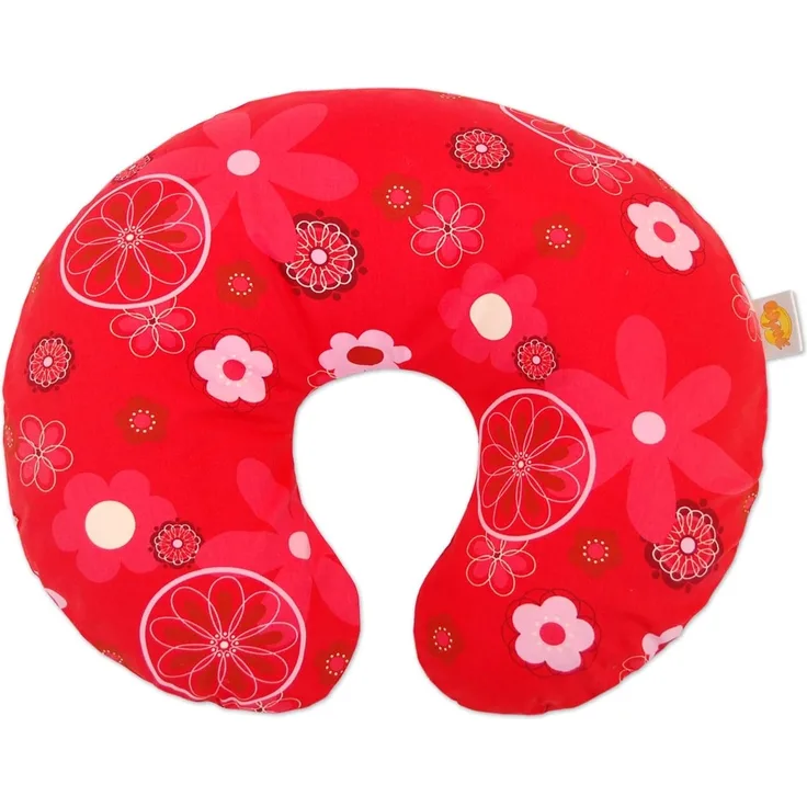 Theraline 59408802 Wynnie - das amerikanische Stillkissen inklusive Bezug, retroblume rot