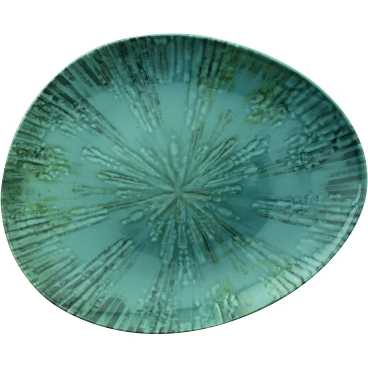 Arthur Krupp Teller flach 31x26cm Fusion Blue – Bild 1
