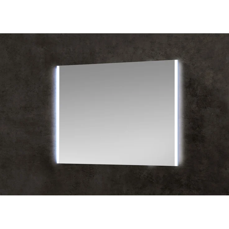 LED-Lichtspiegel >Mirror< in weiß / spiegel - 83x65x3 (BxHxT) – Bild 2