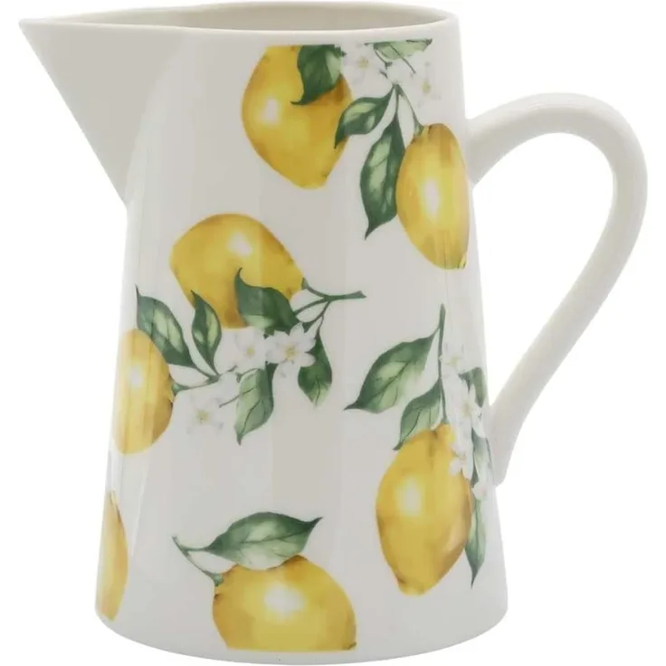 Chic Antique - Kanne Krug Wasserkrug Karaffe 1,1 l Porzellan Zitronen 61097119
