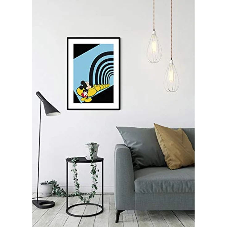 Komar Disney Wandbild, Mickey Mouse Foot Tunnel, Kunstdruck 50x70cm, seidenmatte Oberfläche, PVC-frei, FSC-zertifiziert, ohne Rahmen – Bild 5