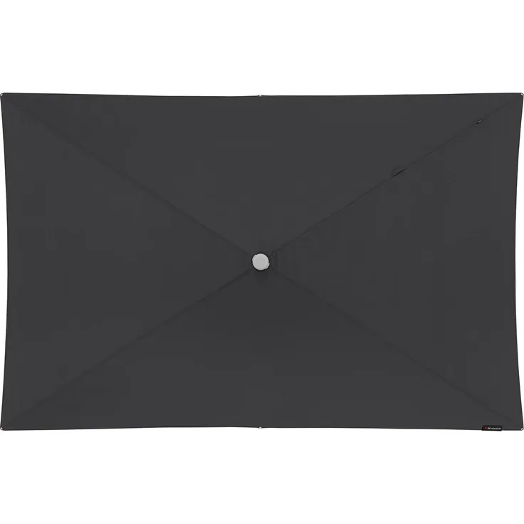 Knirps Sonnenschirm / Kurbelschirm "Automatic 260x165" mit Höhenverstellung, dunkelgrau, 260x165 cm