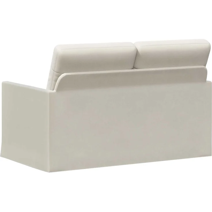 vidaXL 2-Sitzer Sofa Creme 130 x 81 x 82 cm Samt (V) 42041062 – Bild 4